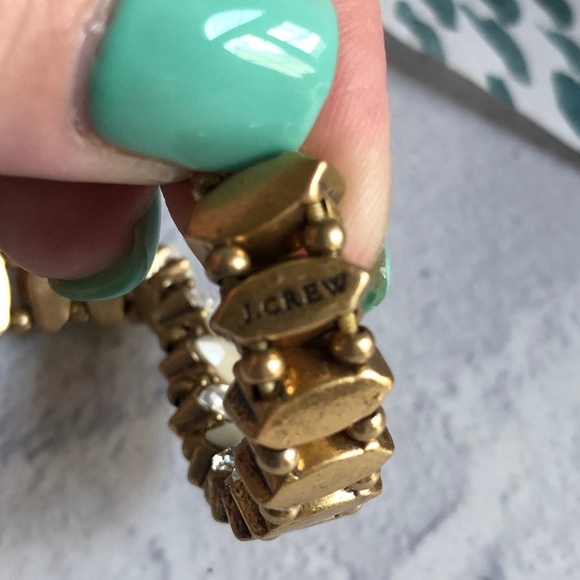 J. Crew Marquis Cut Rhinestone Bracelet - Picture 7 of 7